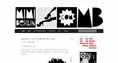 Desktop Screenshot of mimiberlin.com